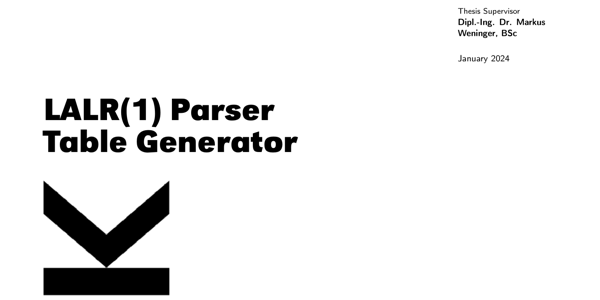 Bachelor's Thesis Cover